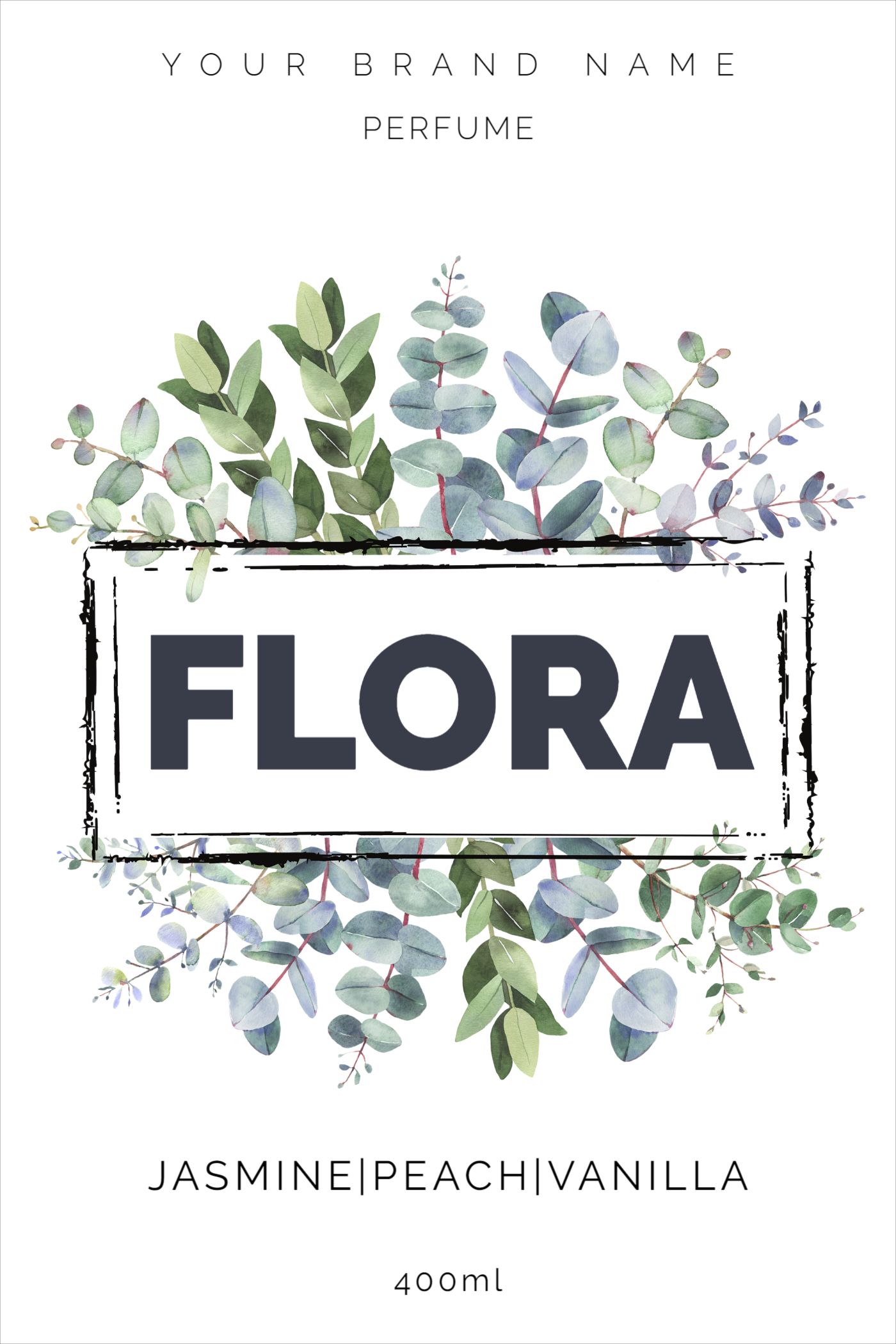 Perfume Label Design Template